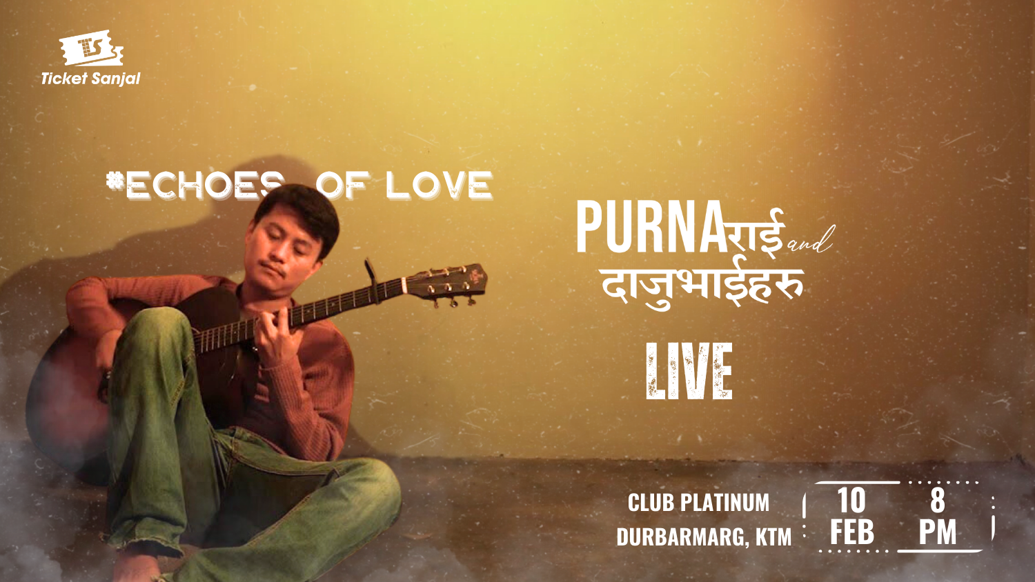 Elevate Your Valentine's: Purna Rai Live at 'Echoes of Love' Event